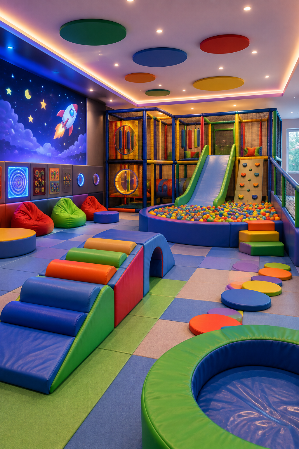 image of soft play room